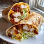 Air Fryer Chicken Bacon Ranch Wrap