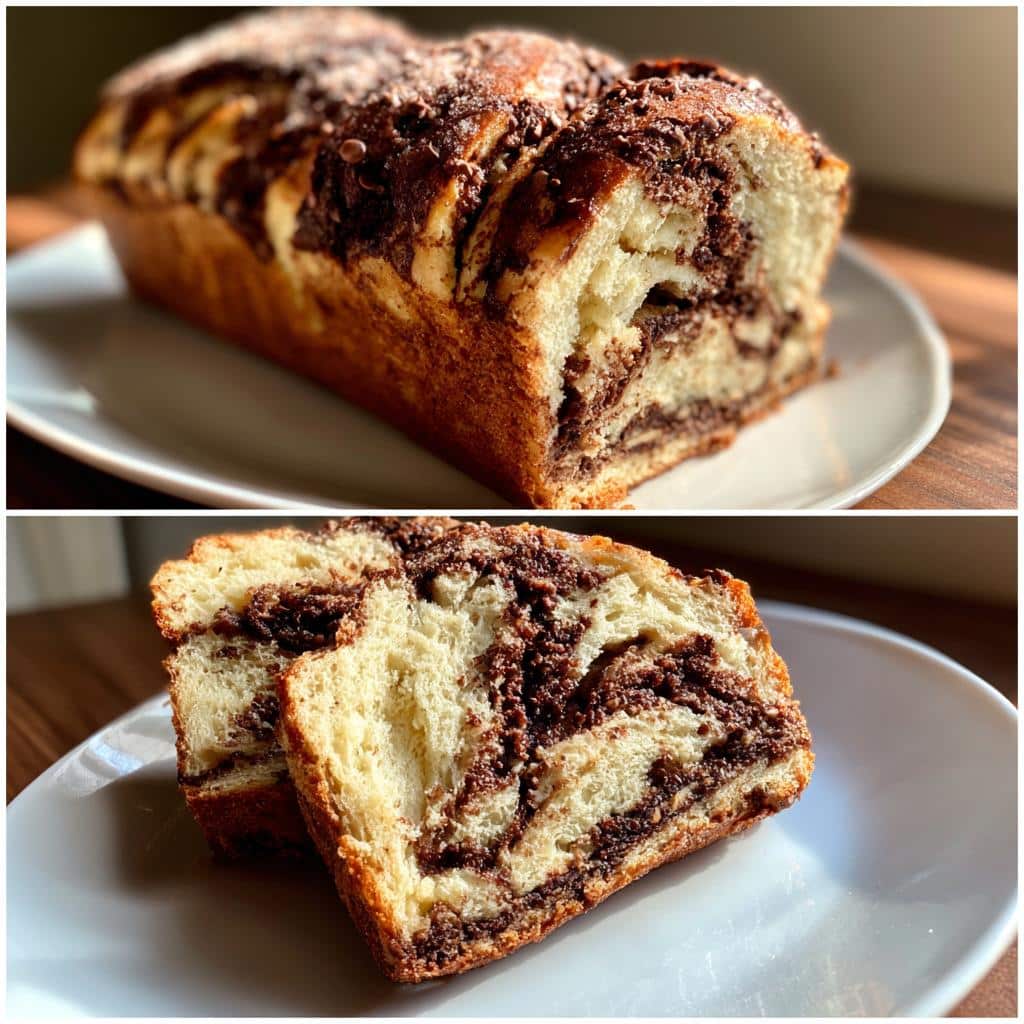 Air Fryer Chocolate Babka
