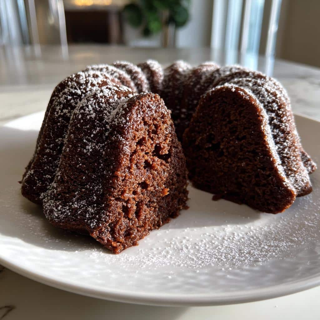 Air Fryer Chocolate Bundt - detail 1