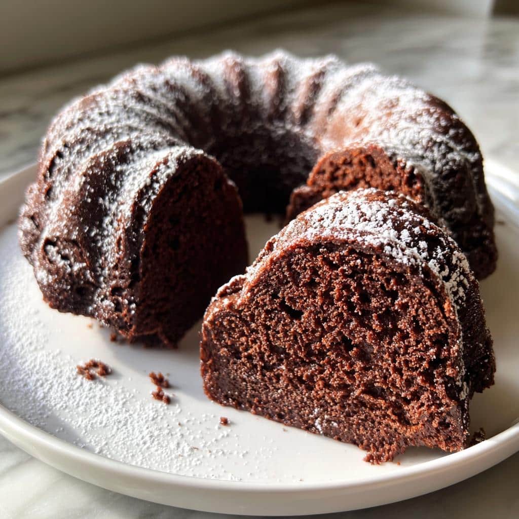 Air Fryer Chocolate Bundt