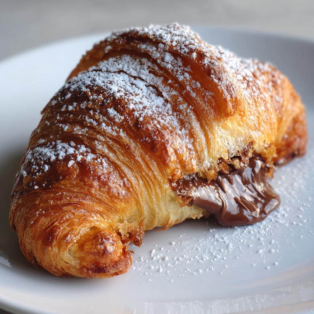 Air Fryer Chocolate Croissants