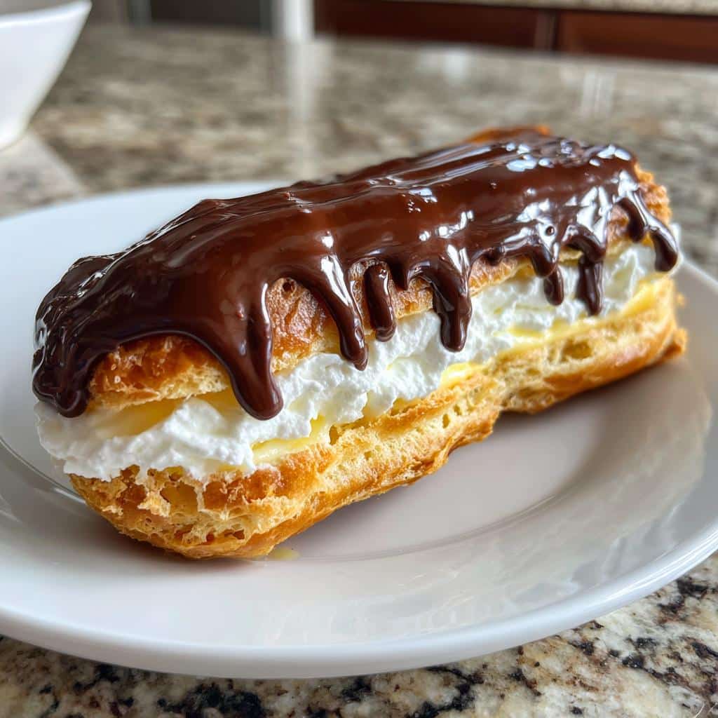 Air Fryer Chocolate Eclairs - detail 1