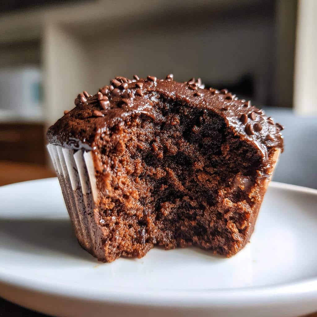 Air Fryer Chocolate Mint Cupcakes - detail 1