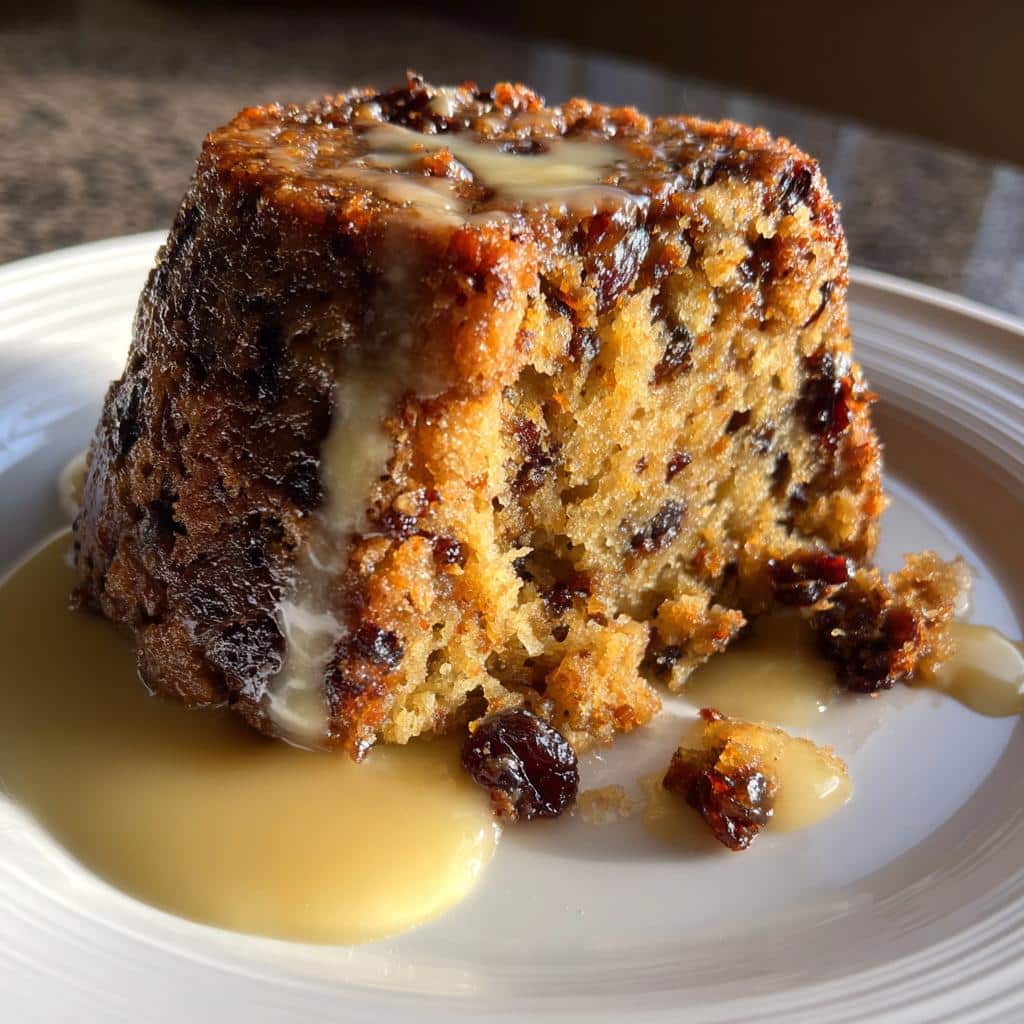 Air Fryer Christmas Pudding