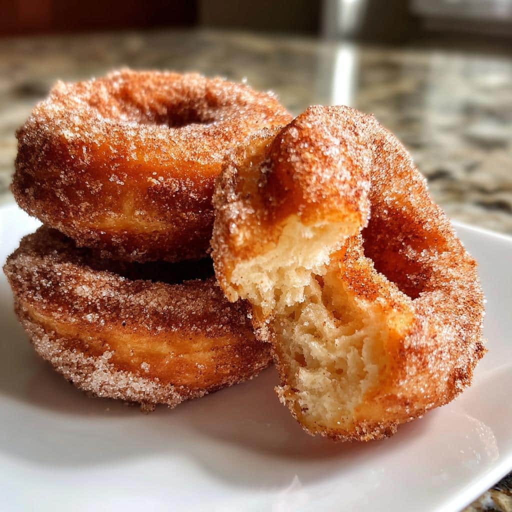 Air Fryer Churro Donuts