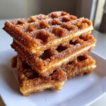 Air Fryer Churro Waffles