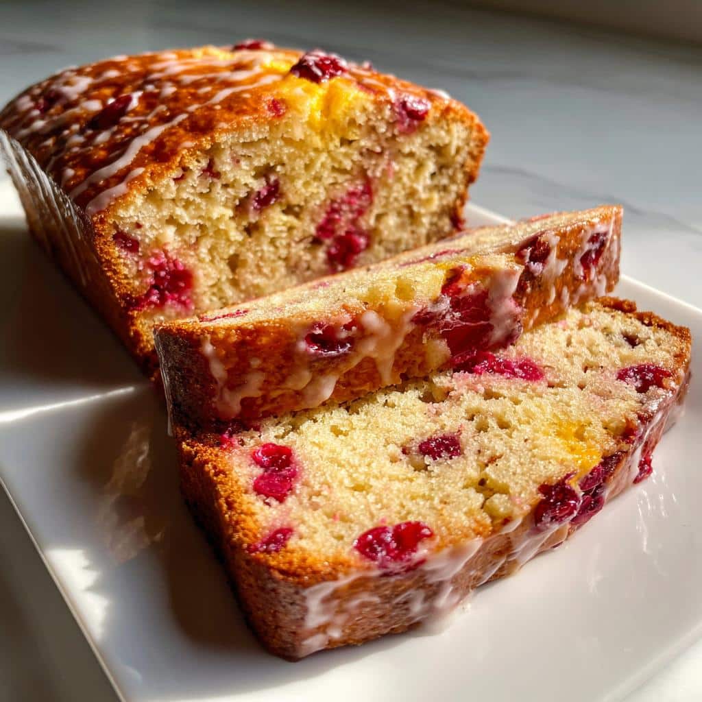 Air Fryer Cranberry Orange Bread - detail 1
