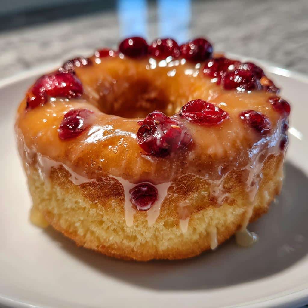 Air Fryer Cranberry Orange Donuts - detail 1