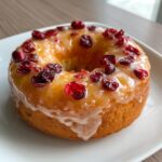Air Fryer Cranberry Orange Donuts