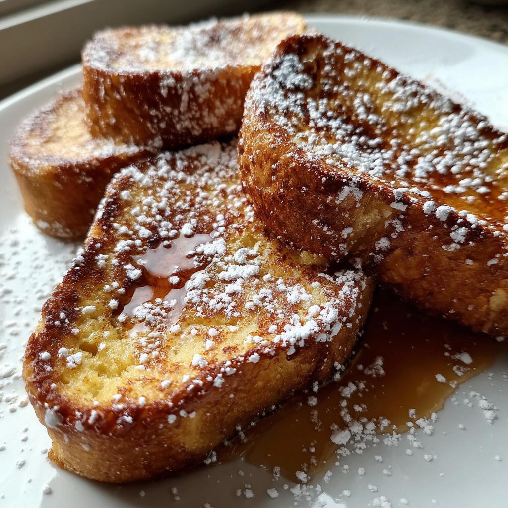 Air Fryer Eggnog French Toast in 15 Minutes - Holiday Magic 4 Air Fryer Eggnog French Toast - detail 1