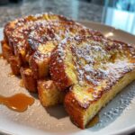 Air Fryer Eggnog French Toast