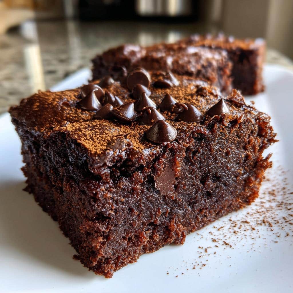 Air Fryer Fudge Brownies (Keto)