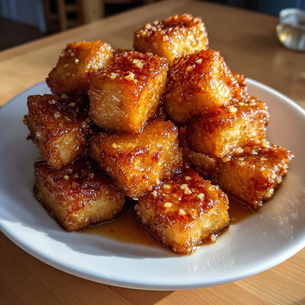 Air Fryer Garlic-Soy Tofu - detail 1