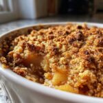 Air Fryer Ginger Pear Crisp