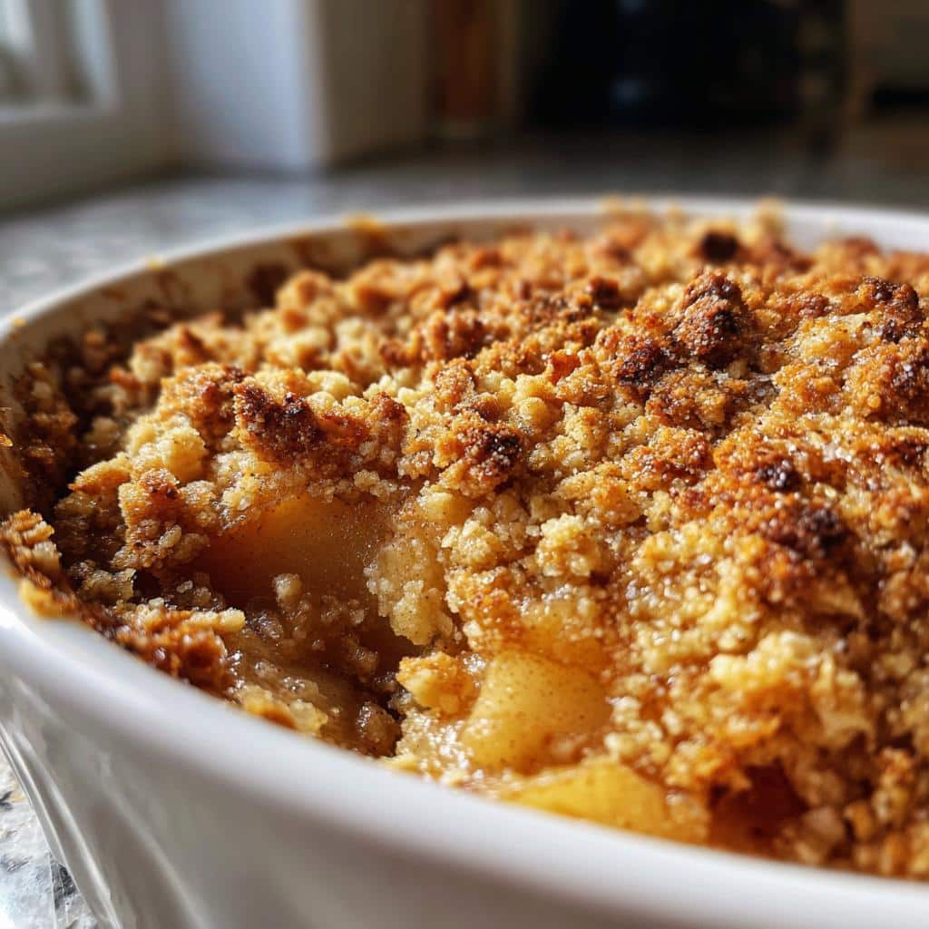 Air Fryer Ginger Pear Crisp
