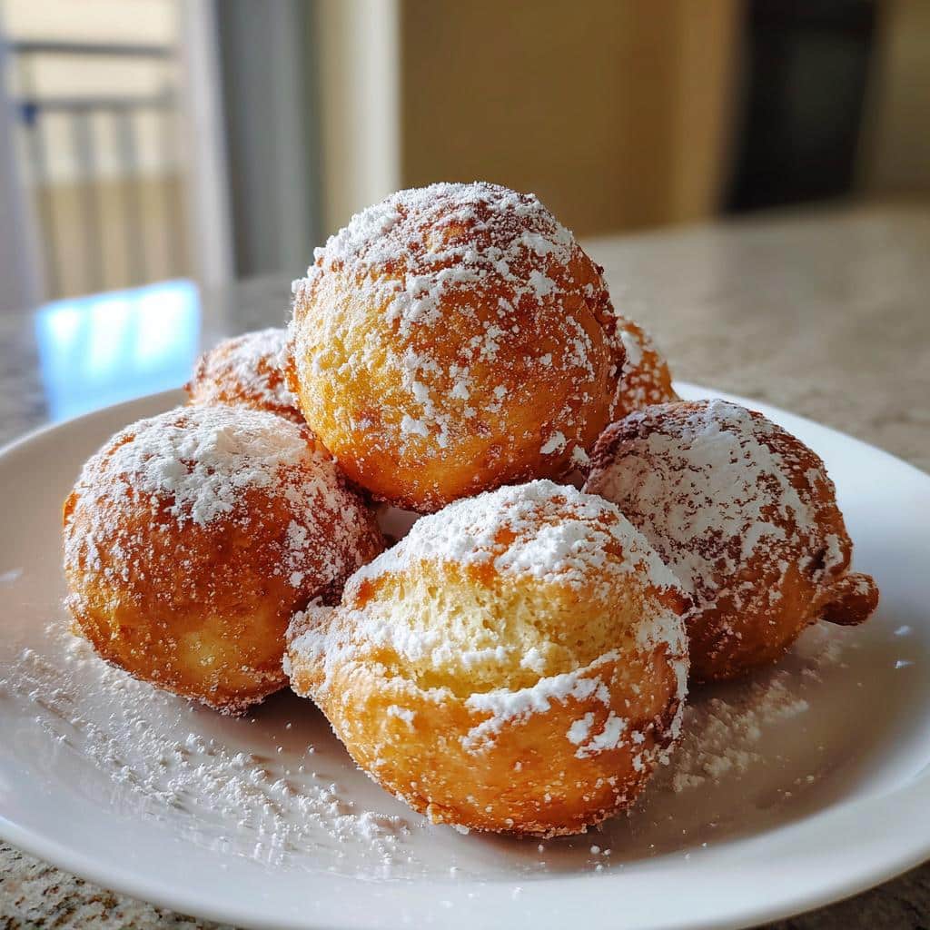 Air Fryer Ginger Spiced Beignets - detail 1