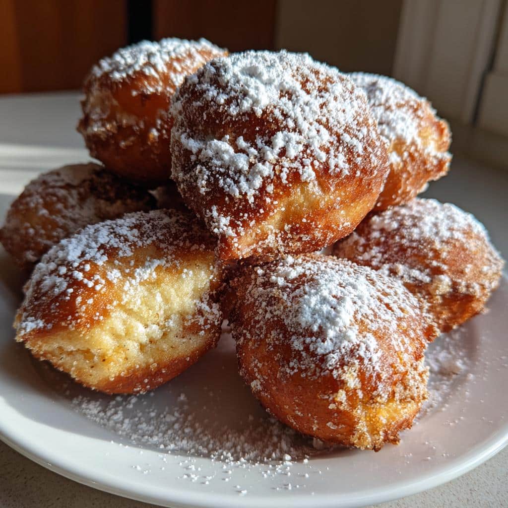 Air Fryer Ginger Spiced Beignets