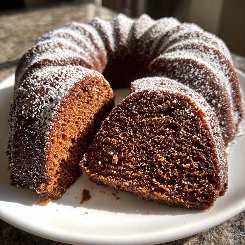 Air Fryer Gingerbread Bundt