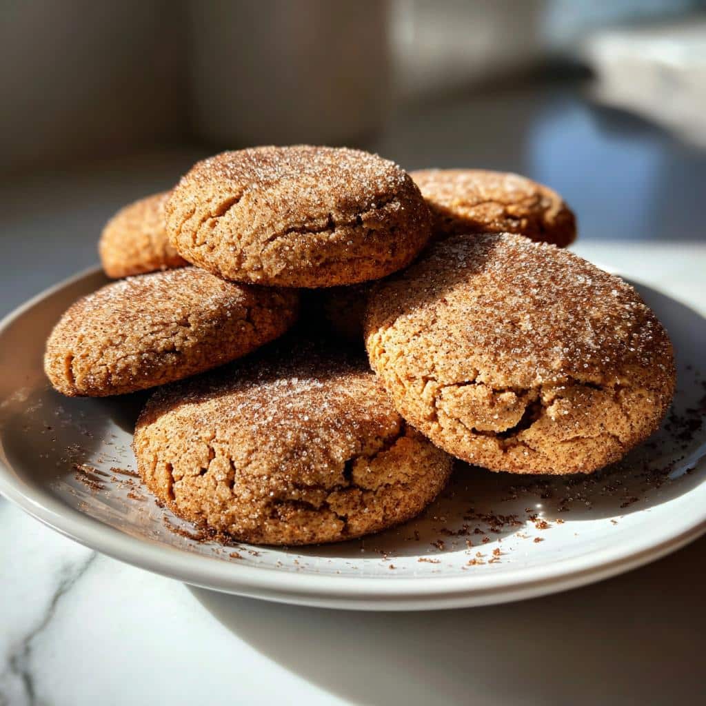 Air Fryer Gingerbread Latte Cookies - detail 1