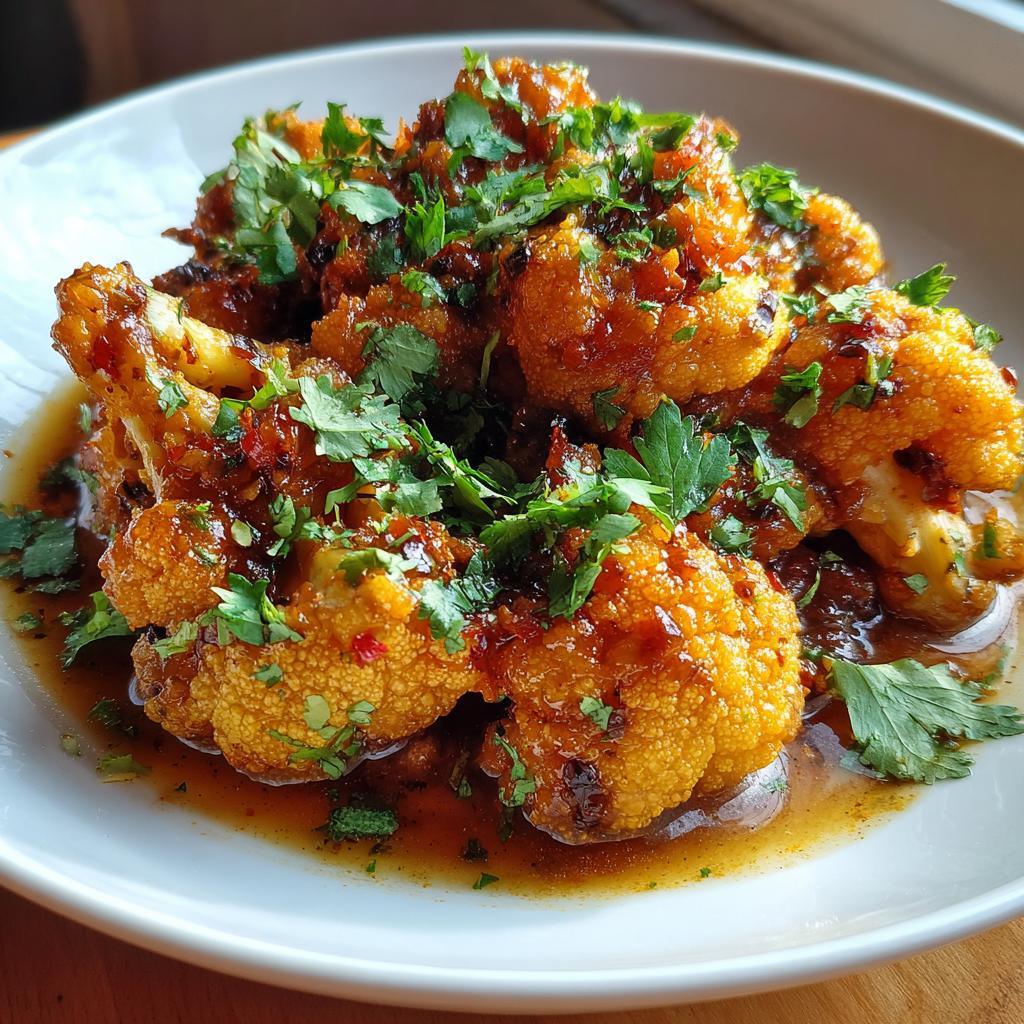 Air Fryer Indian Butter Cauliflower