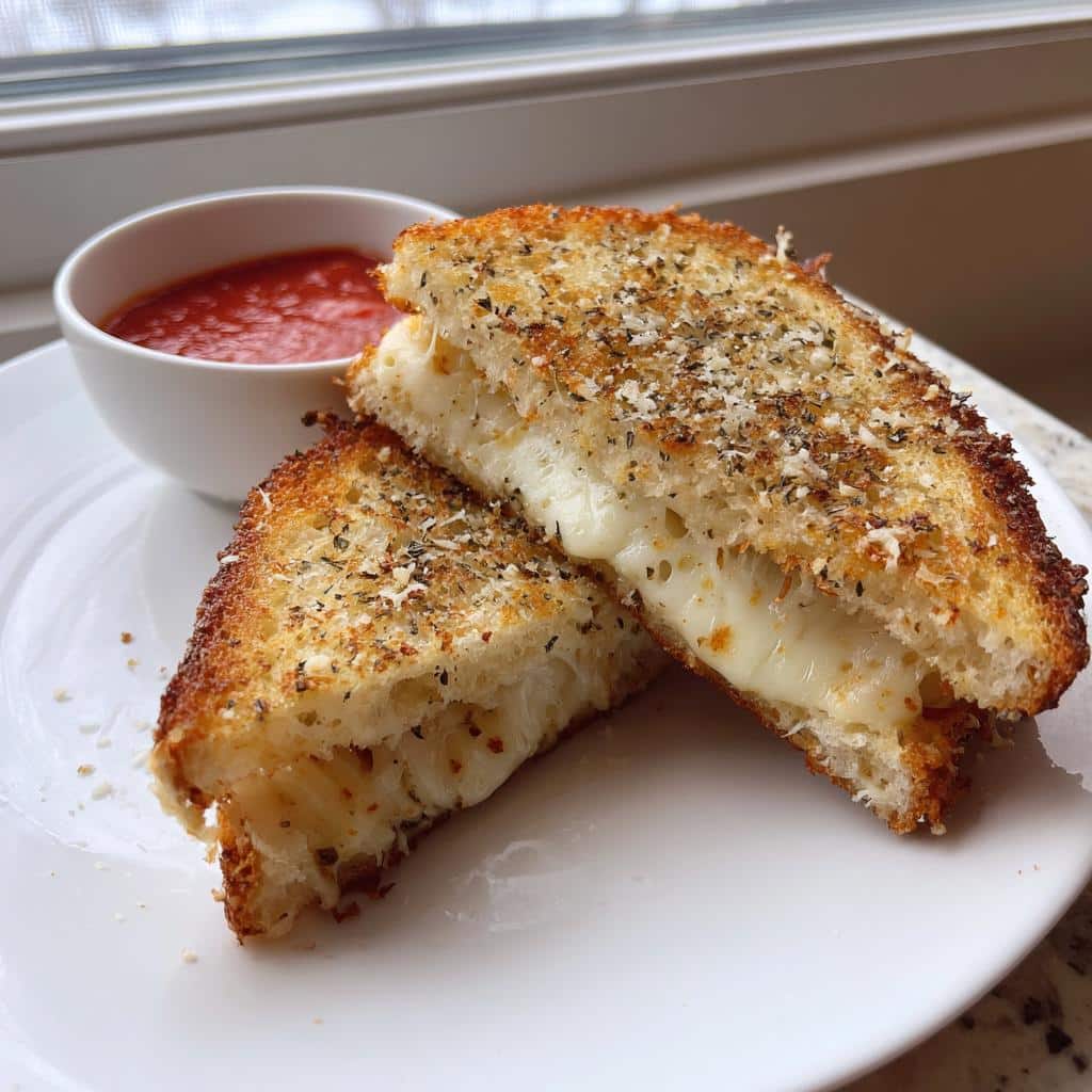 Air Fryer Italian Grilled Cheese Panini
