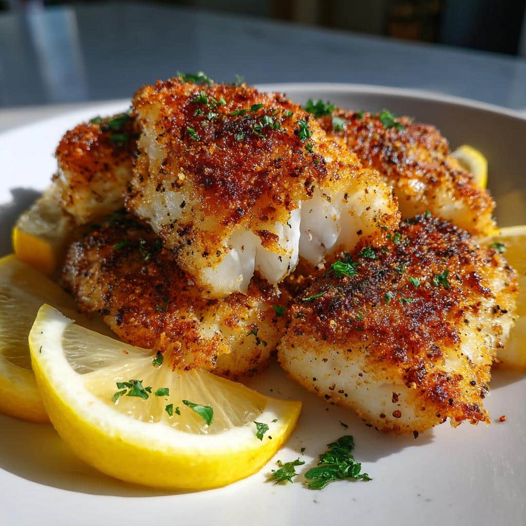 Air Fryer Lemon Pepper Cod Fillets - detail 1