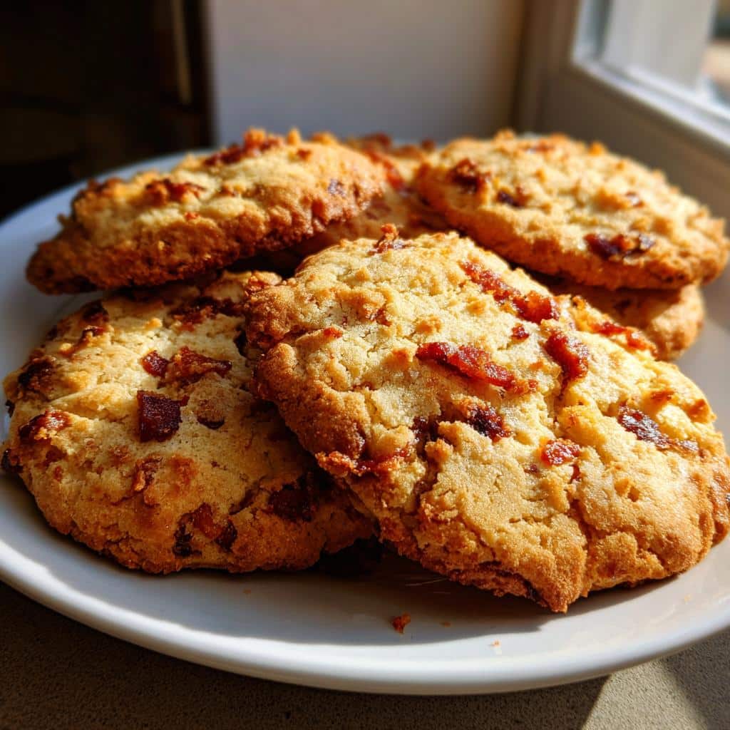 Air Fryer Maple Bacon Cookies - detail 1