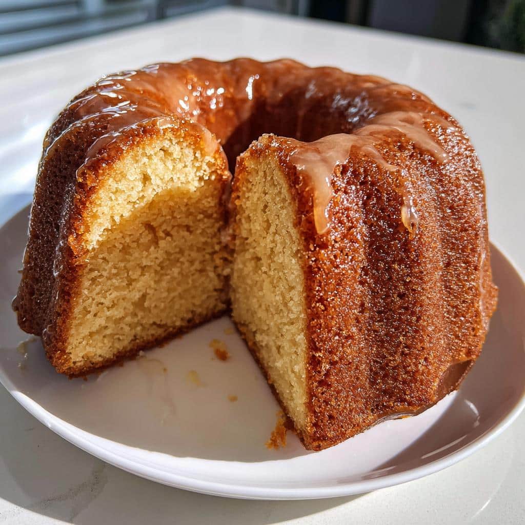 Air Fryer Maple Bundt Cake