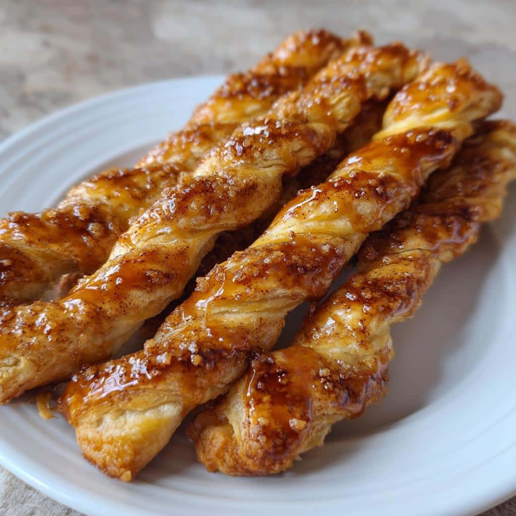 Air Fryer Maple Cinnamon Twists - detail 1