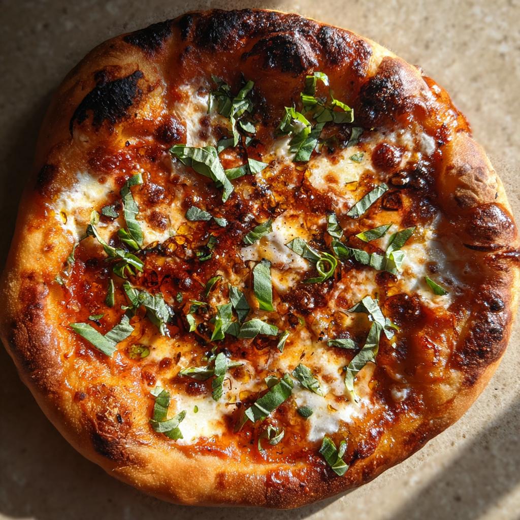 Air Fryer Margherita Pizza - detail 1