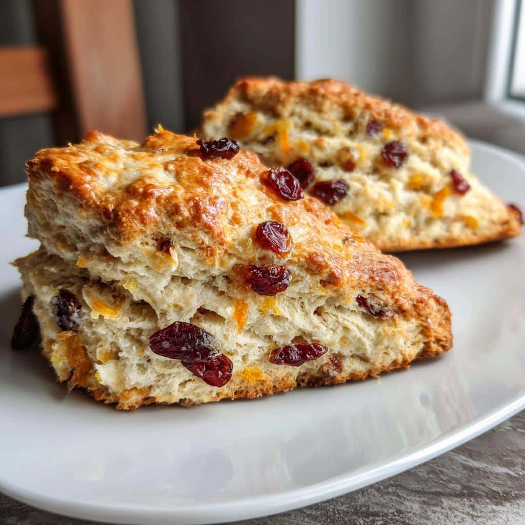 Air Fryer Orange Cranberry Scones - detail 1