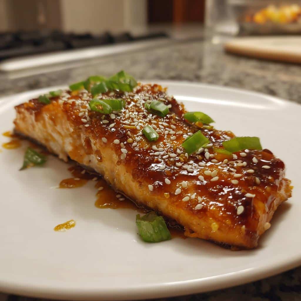 Air Fryer Orange-Teriyaki Salmon - detail 1