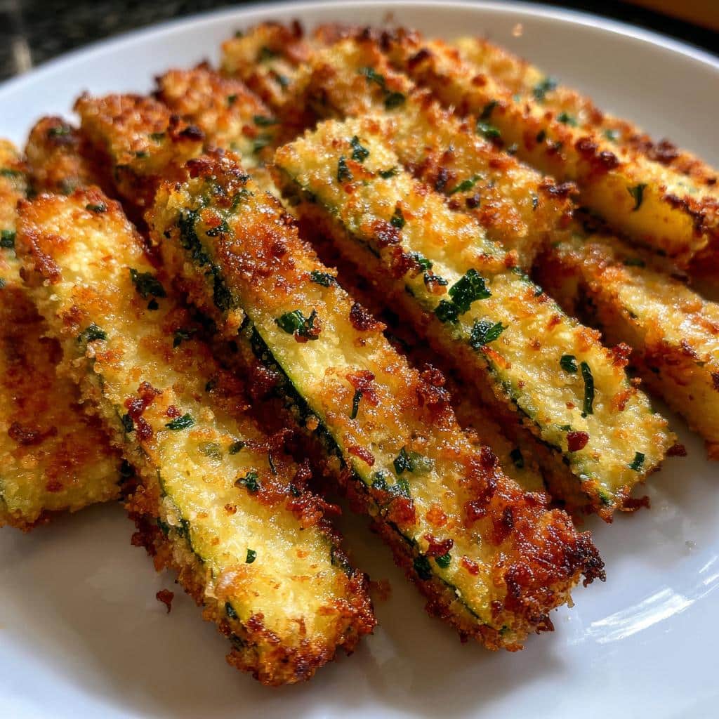 Air Fryer Parmesan Zucchini Fries - detail 1