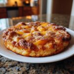 Air Fryer Peach Cobbler