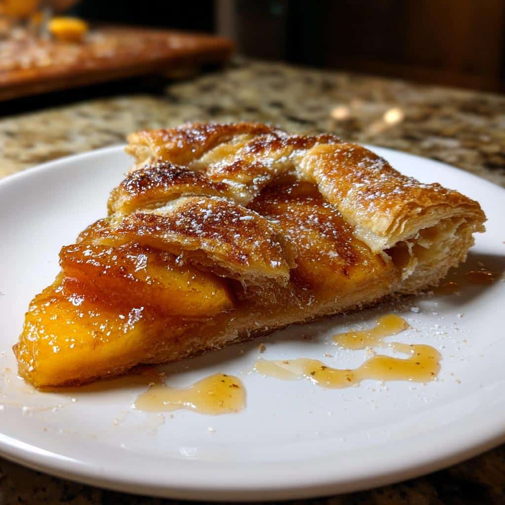 Irresistible Air Fryer Peach Galette in 30 Minutes 4 Air Fryer Peach Galette - detail 1