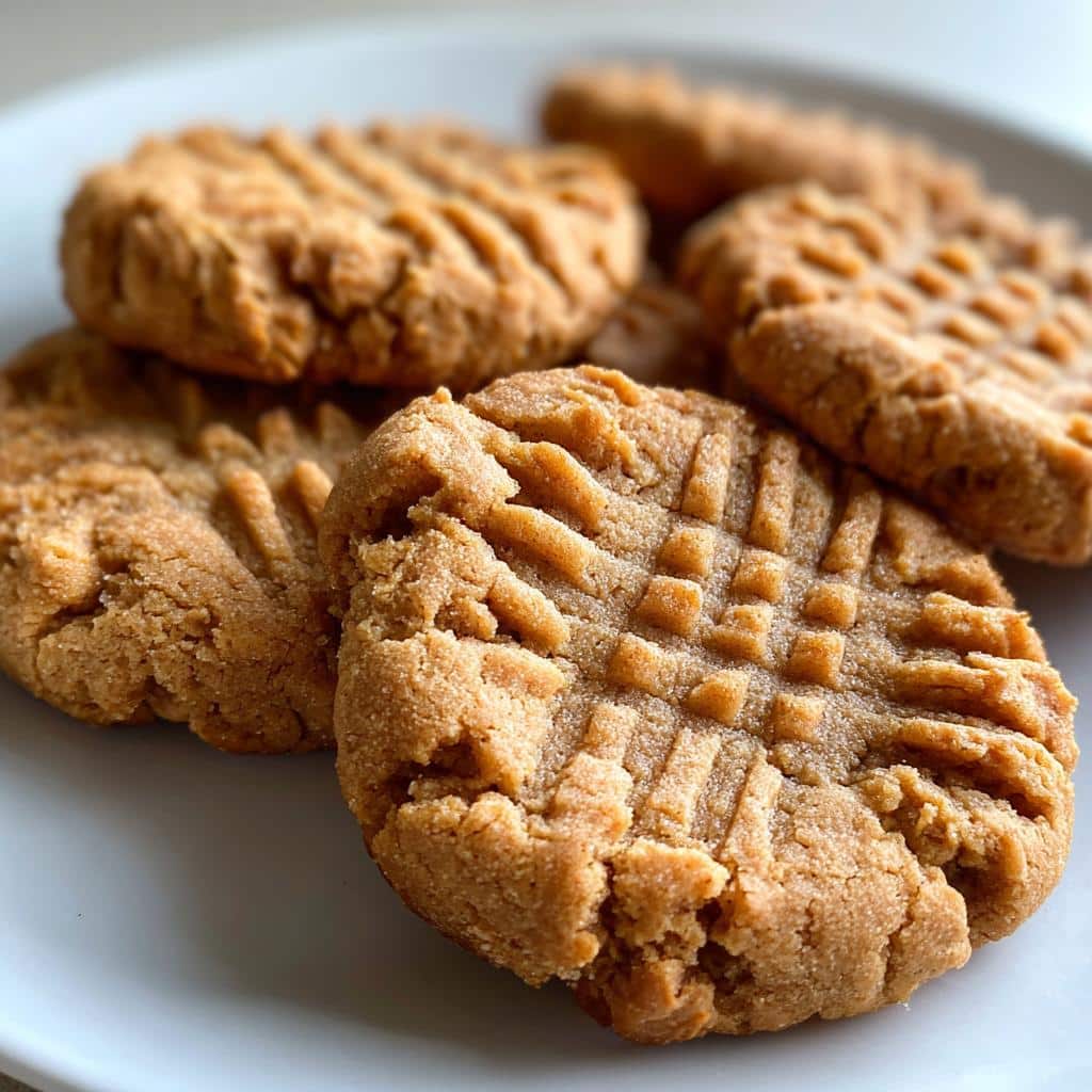 Air Fryer Peanut Butter Cookies