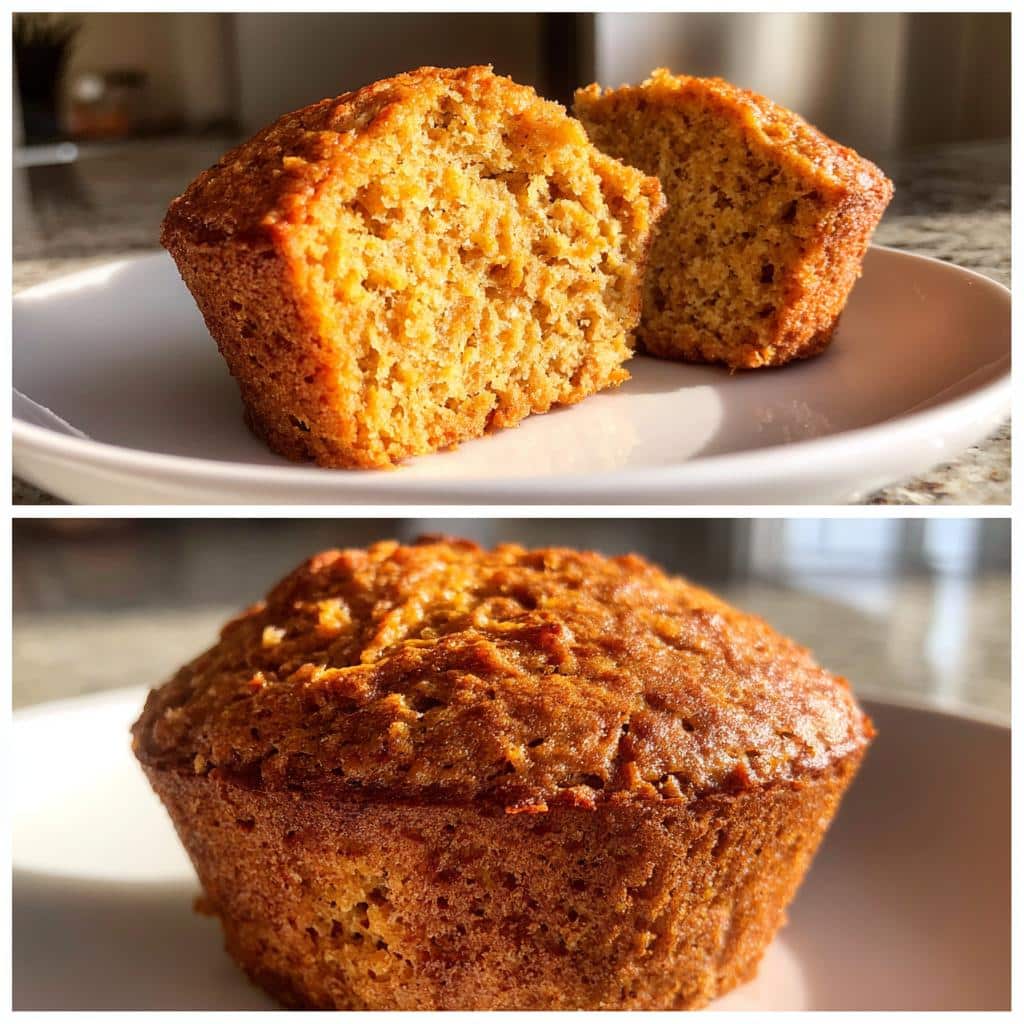 Air Fryer Pumpkin Banana Muffins