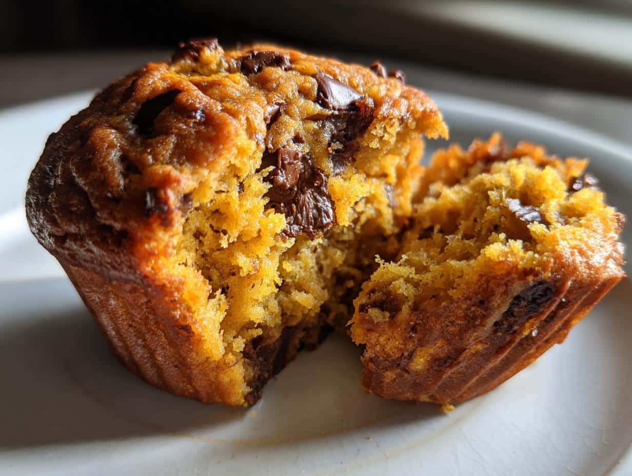 Air Fryer Pumpkin Chocolate Chip Muffins - detail 1