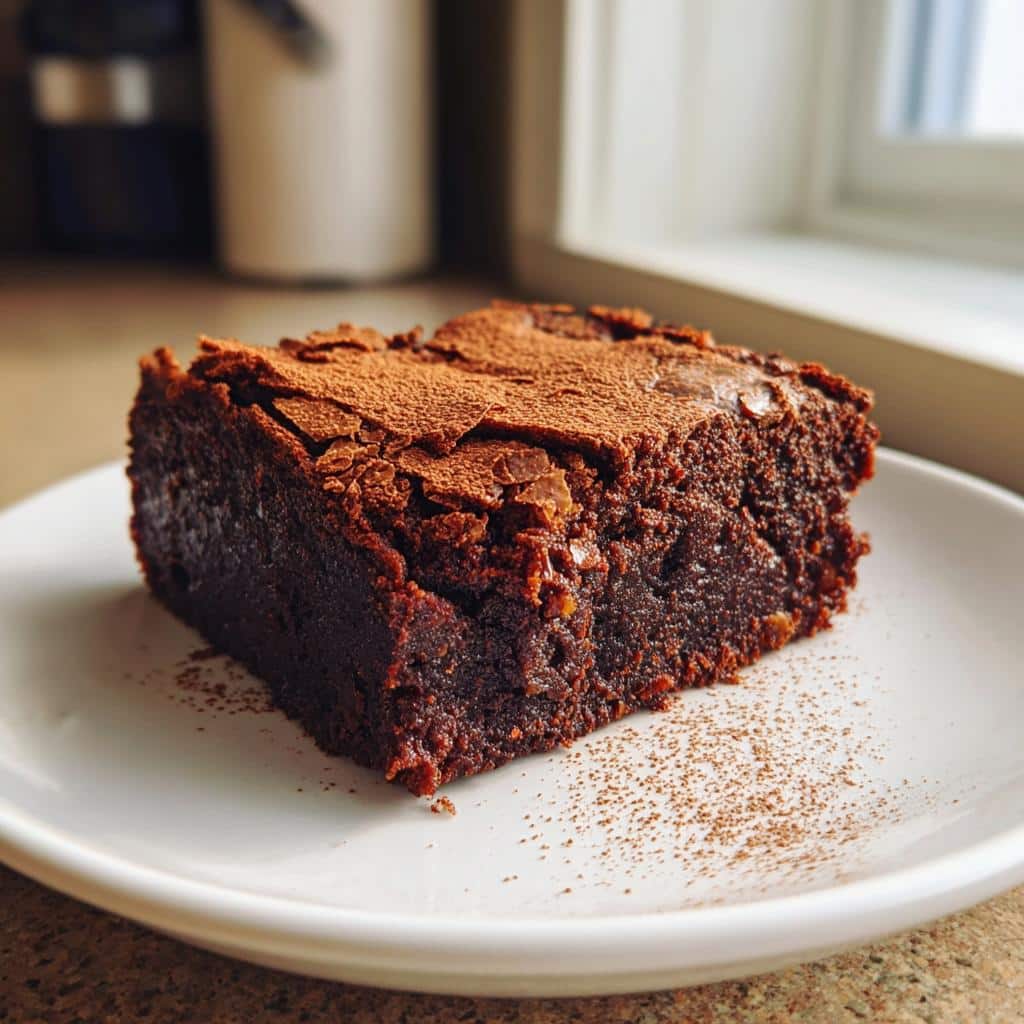 Air Fryer Pumpkin Spice Latte Brownies
