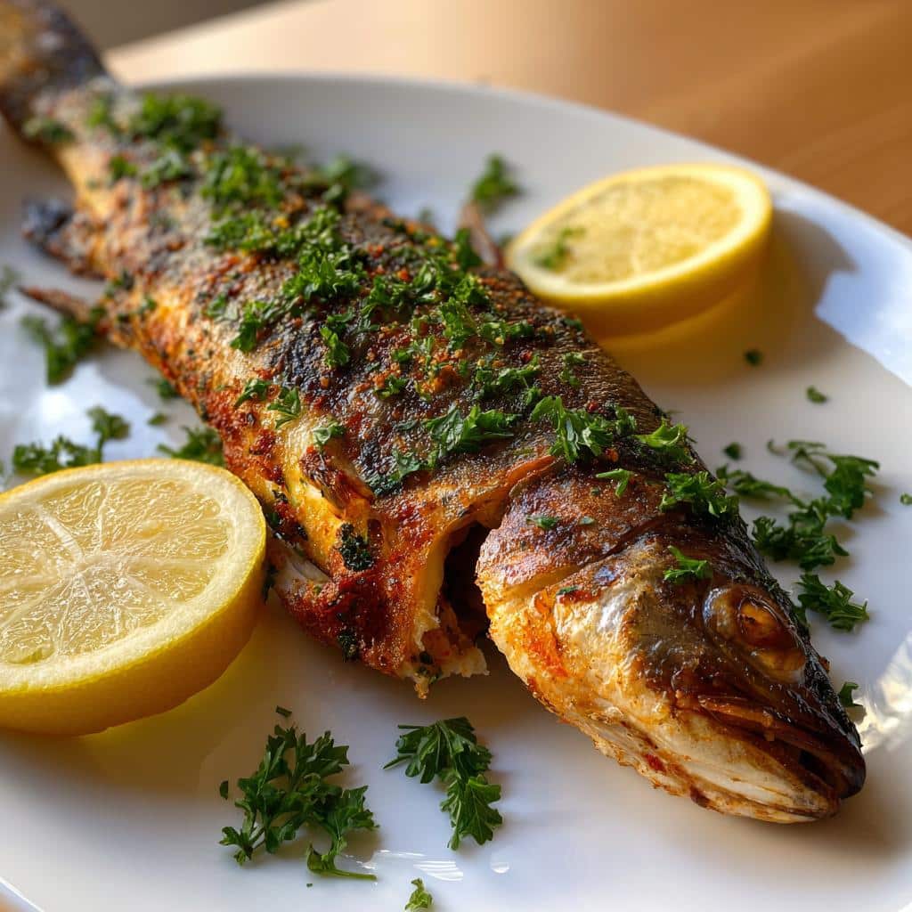 Air Fryer Rainbow Trout - detail 1