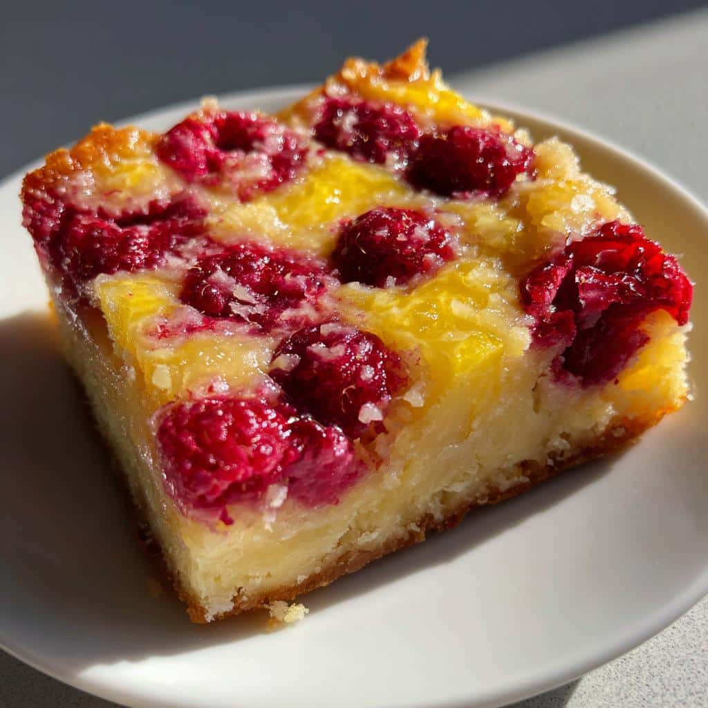 Air Fryer Raspberry Lemon Bars - detail 1
