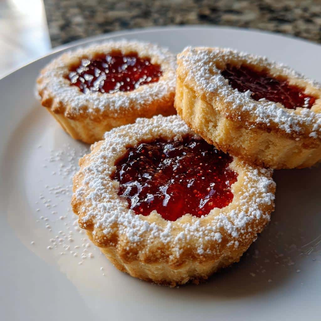 10-Minute Air Fryer Raspberry Linzer Tarts - Irresistibly Crisp 4 Air Fryer Raspberry Linzer Tarts - detail 1