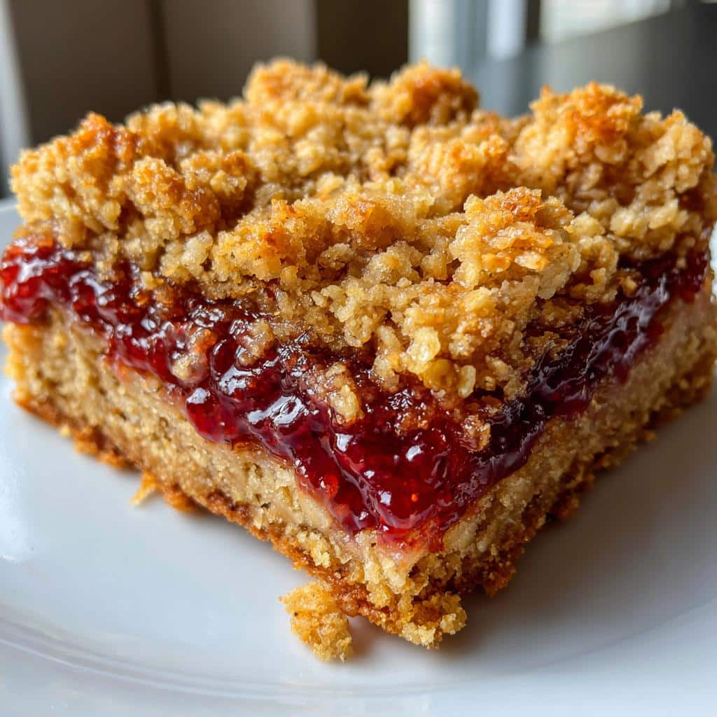 Air Fryer Raspberry Oat Bars - detail 1