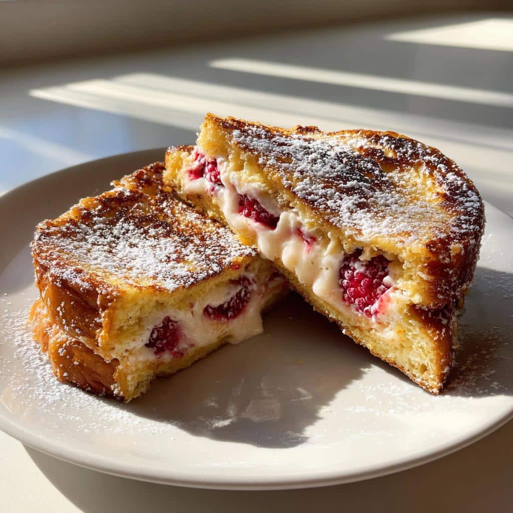 Air Fryer Raspberry-Stuffed French Toast - detail 1