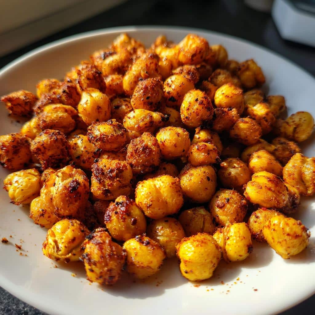 Air Fryer Roasted Chickpeas