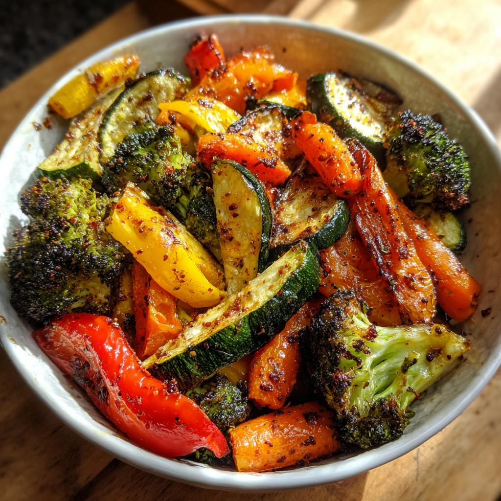 Air Fryer Roasted Vegetables - detail 1