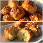 Air Fryer Salted Pretzel Bites