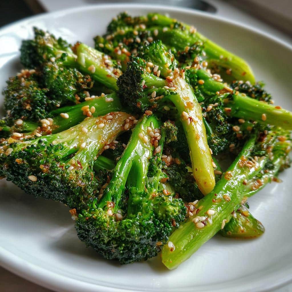 Air Fryer Sesame Broccoli