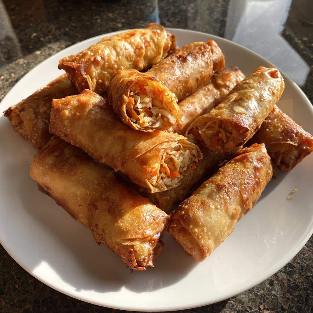 Crispy Air Fryer Shrimp Spring Rolls in 25 Minutes Magic 4 Air Fryer Shrimp Spring Rolls - detail 1