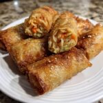 Air Fryer Shrimp Spring Rolls